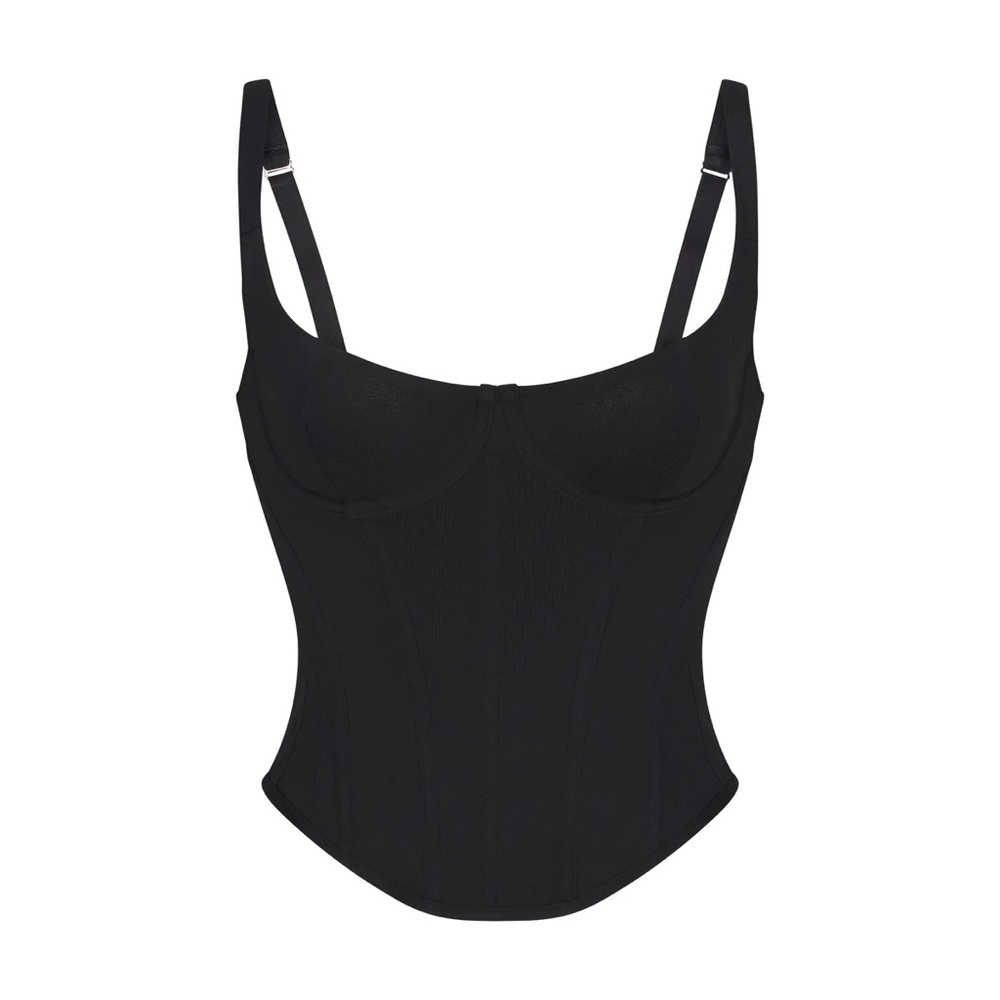 💖 NWT SKIMS Cotton Corset Top- SOLD OUT 💖 - Picture 2 of 7